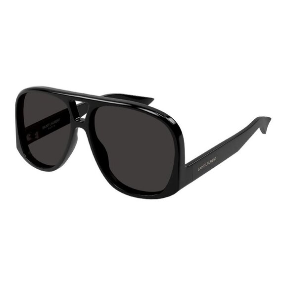 NEW SL652/F SOLACE 001 SAINT LAURENT SUNGLASSES BLACK AVIATOR UNISEX EYE… - Picture 2 of 4
